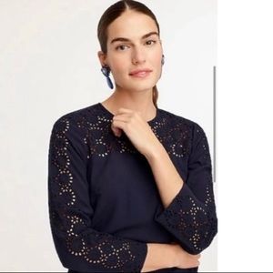 J.Crew Laser cut eyelet dress BNWT